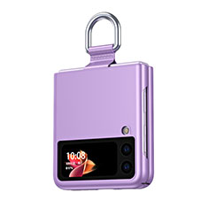 Funda Dura Plastico Rigida Carcasa Mate L04 para Samsung Galaxy Z Flip3 5G Morado