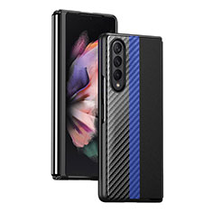 Funda Dura Plastico Rigida Carcasa Mate L09 para Samsung Galaxy Z Fold4 5G Azul