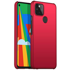 Funda Dura Plastico Rigida Carcasa Mate M01 para Google Pixel 5 Rojo