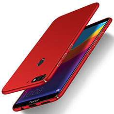 Funda Dura Plastico Rigida Carcasa Mate M01 para Huawei Y6 Prime (2018) Rojo