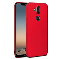 Funda Dura Plastico Rigida Carcasa Mate M01 para Nokia X7 Rojo