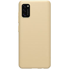 Funda Dura Plastico Rigida Carcasa Mate M01 para Samsung Galaxy A41 Oro