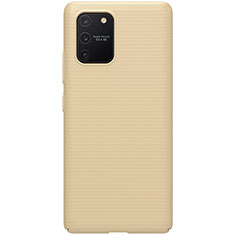 Funda Dura Plastico Rigida Carcasa Mate M01 para Samsung Galaxy S10 Lite Oro