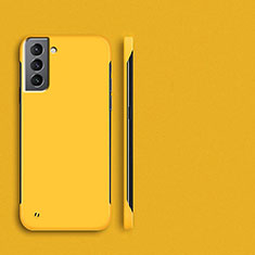 Funda Dura Plastico Rigida Carcasa Mate M01 para Samsung Galaxy S22 Plus 5G Amarillo