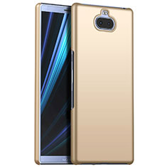 Funda Dura Plastico Rigida Carcasa Mate M01 para Sony Xperia 10 Plus Oro