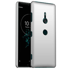 Funda Dura Plastico Rigida Carcasa Mate M01 para Sony Xperia XZ3 Plata