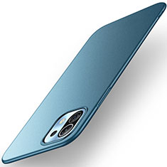 Funda Dura Plastico Rigida Carcasa Mate M01 para Xiaomi Mi 11 Lite 5G NE Azul
