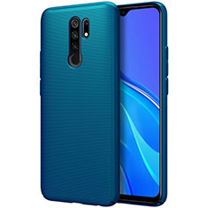 Funda Dura Plastico Rigida Carcasa Mate M01 para Xiaomi Redmi 9 Prime India Azul