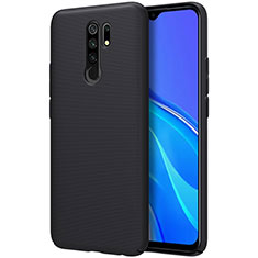 Funda Dura Plastico Rigida Carcasa Mate M01 para Xiaomi Redmi 9 Prime India Negro