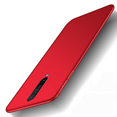 Funda Dura Plastico Rigida Carcasa Mate M01 para Xiaomi Redmi K30 5G Rojo