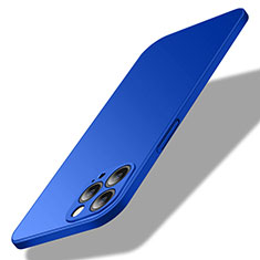 Funda Dura Plastico Rigida Carcasa Mate M02 para Apple iPhone 15 Pro Azul