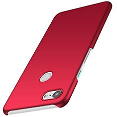 Funda Dura Plastico Rigida Carcasa Mate M02 para Google Pixel 3 Rojo