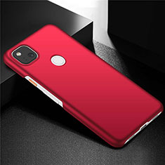 Funda Dura Plastico Rigida Carcasa Mate M02 para Google Pixel 4a Rojo