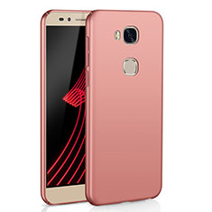 Funda Dura Plastico Rigida Carcasa Mate M02 para Huawei GR5 Oro Rosa