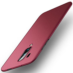 Funda Dura Plastico Rigida Carcasa Mate M02 para OnePlus 7T Pro Rojo