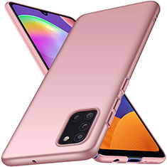 Funda Dura Plastico Rigida Carcasa Mate M02 para Samsung Galaxy A31 Oro Rosa