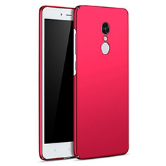 Funda Dura Plastico Rigida Carcasa Mate M02 para Xiaomi Redmi Note 4 Rojo