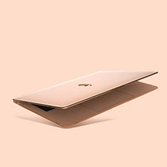 Funda Dura Plastico Rigida Carcasa Mate M03 para Apple MacBook Air 13 pulgadas (2020) Oro