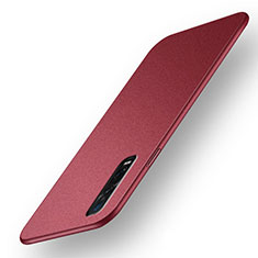 Funda Dura Plastico Rigida Carcasa Mate M03 para Oppo Find X2 Pro Rojo