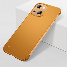 Funda Dura Plastico Rigida Carcasa Mate M04 para Apple iPhone 14 Oro