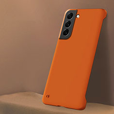 Funda Dura Plastico Rigida Carcasa Mate M04 para Samsung Galaxy S21 FE 5G Naranja