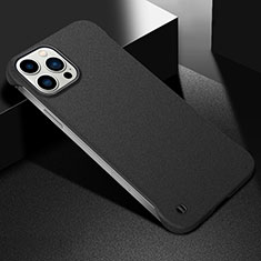 Funda Dura Plastico Rigida Carcasa Mate M05 para Apple iPhone 15 Pro Max Negro