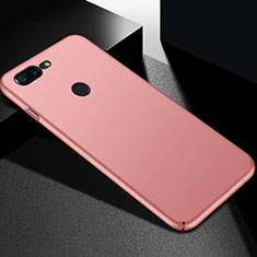 Funda Dura Plastico Rigida Carcasa Mate M05 para OnePlus 5T A5010 Oro Rosa