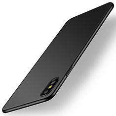 Funda Dura Plastico Rigida Carcasa Mate M15 para Apple iPhone Xs Max Negro