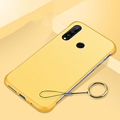 Funda Dura Plastico Rigida Carcasa Mate P01 para Huawei Nova 4e Amarillo