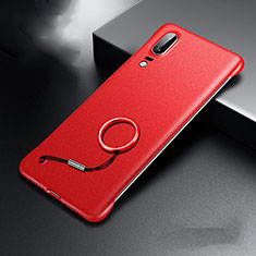 Funda Dura Plastico Rigida Carcasa Mate P01 para Huawei P20 Rojo