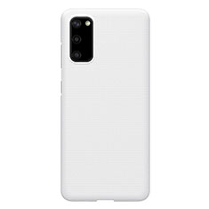 Funda Dura Plastico Rigida Carcasa Mate P01 para Samsung Galaxy S20 Blanco