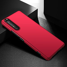 Funda Dura Plastico Rigida Carcasa Mate P01 para Sony Xperia 1 IV Rojo