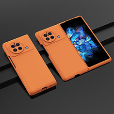 Funda Dura Plastico Rigida Carcasa Mate P01 para Vivo X Fold Naranja