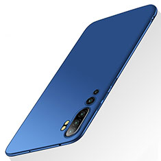 Funda Dura Plastico Rigida Carcasa Mate P01 para Xiaomi Mi Note 10 Azul