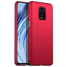 Funda Dura Plastico Rigida Carcasa Mate P01 para Xiaomi Redmi Note 9S Rojo