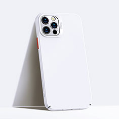 Funda Dura Plastico Rigida Carcasa Mate P02 para Apple iPhone 12 Pro Blanco