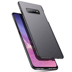 Funda Dura Plastico Rigida Carcasa Mate P02 para Samsung Galaxy S10 5G Gris Oscuro