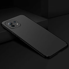 Funda Dura Plastico Rigida Carcasa Mate P02 para Xiaomi Mi 11 Lite 4G Negro