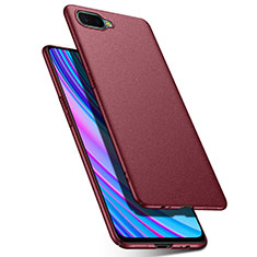 Funda Dura Plastico Rigida Carcasa Mate P03 para Oppo K1 Rojo