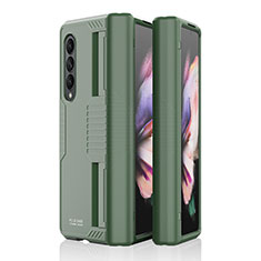 Funda Dura Plastico Rigida Carcasa Mate P09 para Samsung Galaxy Z Fold3 5G Verde