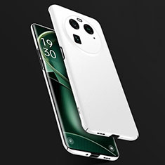 Funda Dura Plastico Rigida Carcasa Mate para Oppo Find X6 5G Blanco