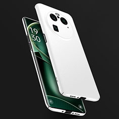 Funda Dura Plastico Rigida Carcasa Mate para Oppo Find X6 Pro 5G Blanco