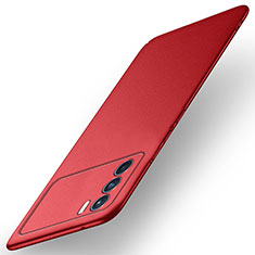 Funda Dura Plastico Rigida Carcasa Mate para Oppo K9 Pro 5G Rojo