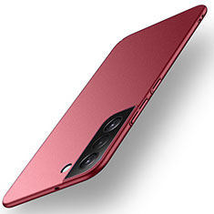 Funda Dura Plastico Rigida Carcasa Mate para Samsung Galaxy S21 Plus 5G Rojo