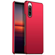 Funda Dura Plastico Rigida Carcasa Mate para Sony Xperia 10 IV SO-52C Rojo