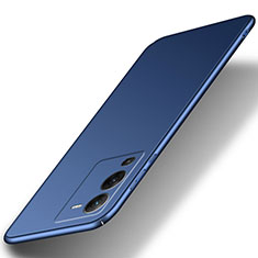 Funda Dura Plastico Rigida Carcasa Mate para Vivo V25 Pro 5G Azul