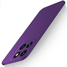 Funda Dura Plastico Rigida Carcasa Mate para Xiaomi Mi 14 5G Morado