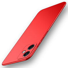 Funda Dura Plastico Rigida Carcasa Mate para Xiaomi Redmi Note 12R Pro 5G Rojo