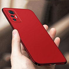 Funda Dura Plastico Rigida Carcasa Mate para Xiaomi Redmi Note 12S Rojo