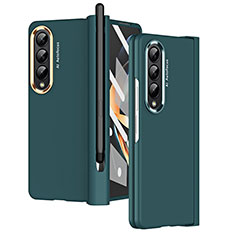 Funda Dura Plastico Rigida Carcasa Mate R07 para Samsung Galaxy Z Fold4 5G Verde